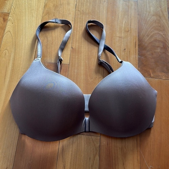 Chantelle Irrésistible Multi-Way Push-Up bra 32DD BROWN bronze convertible - Picture 2 of 8